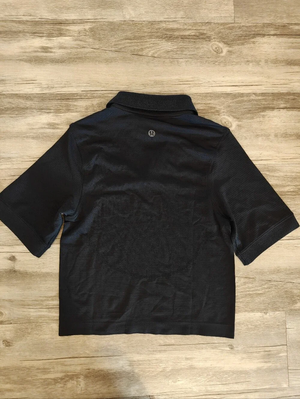 Lululemon Swiftly Polo Crop Shirt Size 0 Black NWOT - Picture 1 of 4